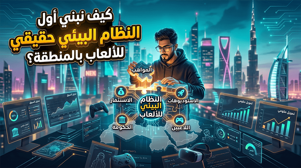 كيف ممكن نبني أول Ecosystem حقيقي لصناعة الألعاب في المنطقة؟
