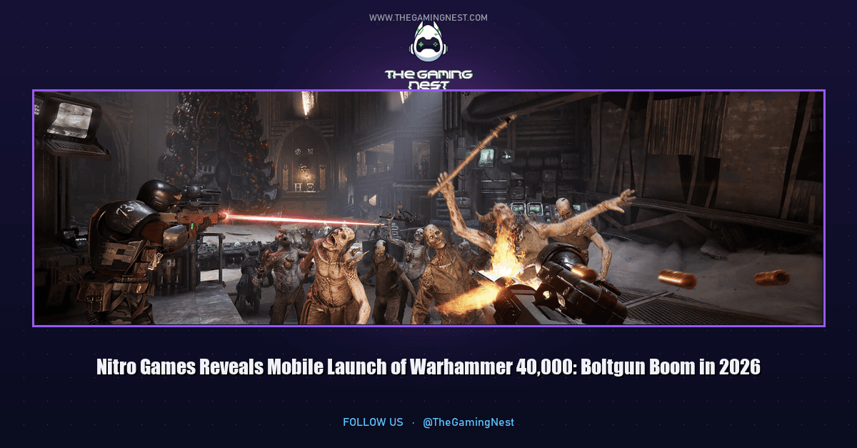 Nitro Games Reveals Mobile Launch of Warhammer 40,000: Boltgun Boom in 2026