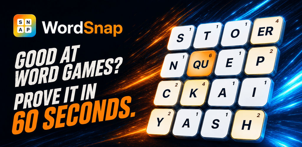 WordSnap: 60-Second Word Game