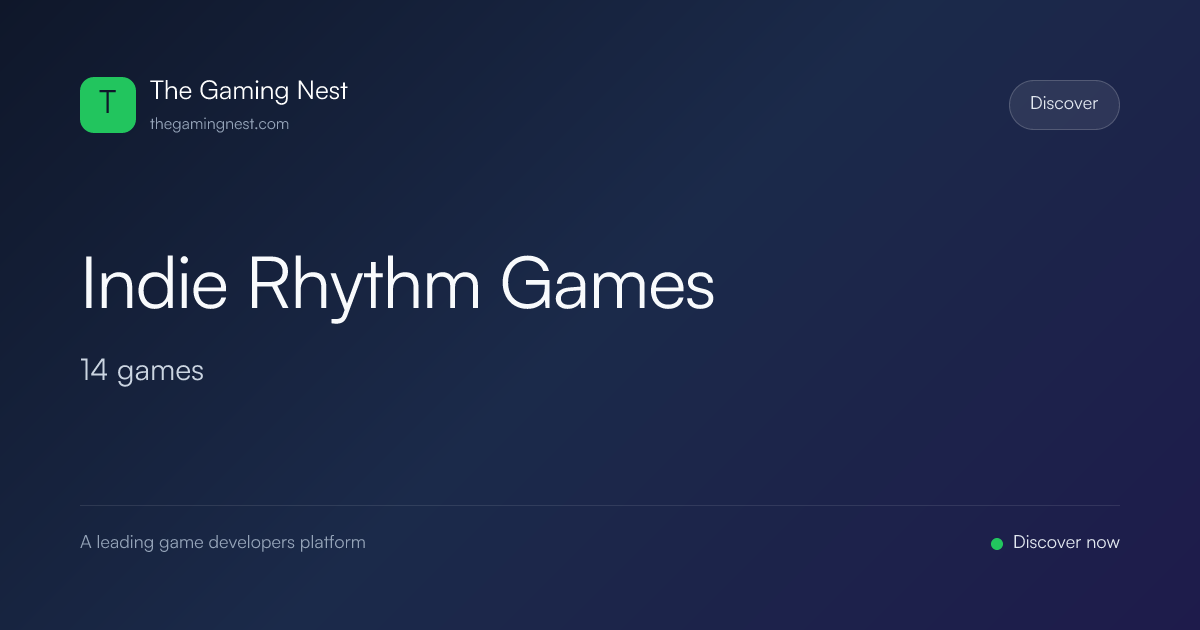 Indie Rhythm Games | The Gaming Nest